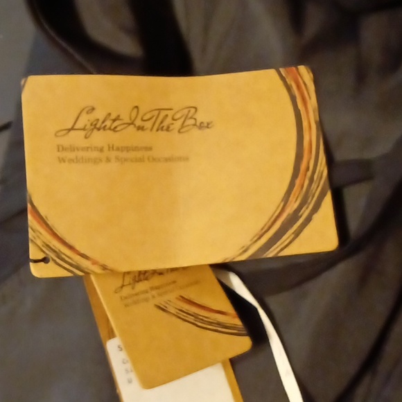 🆕 NWT Light in the Box halter style open back black mermaid gown - Picture 10 of 10